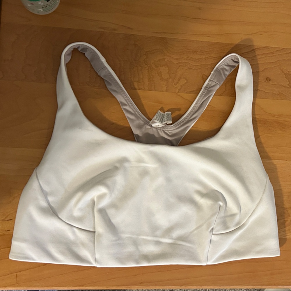 Lululemon White Sports Bra